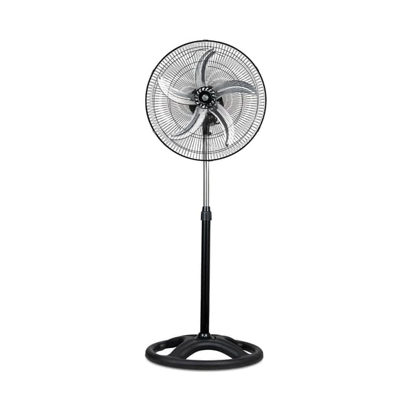 Ventilatoare si racitoare aer - Ventilator cu picior Kumtel KTF-340.K 3 in 1, 3 viteze, diametru 50 cm, Pale metalice, negru