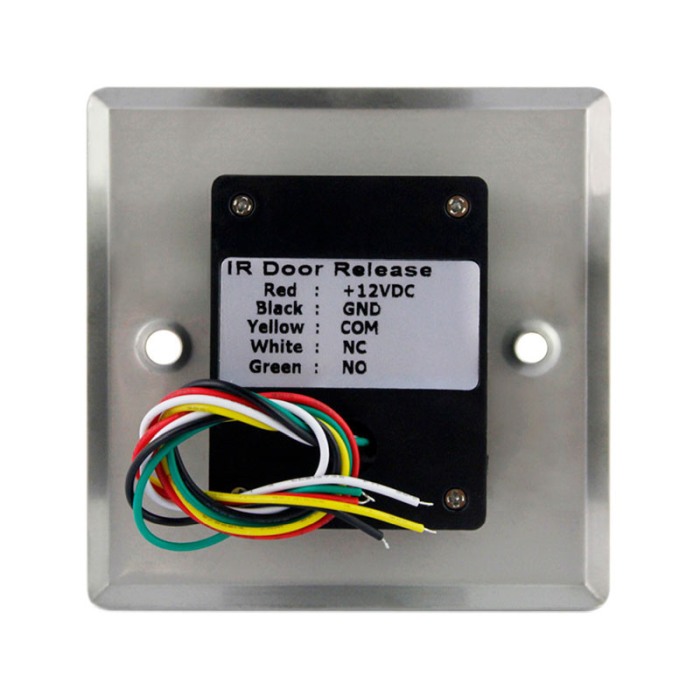 Buton de iesire "No Touch" IR, incastrabil, din inox, E-LOCKS [2]