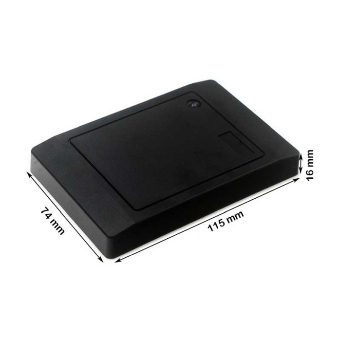 Cititor de carduri RFID cu dubla frecventa E-LOCKS, negru, plastic, IP65, model KR400ME [4]