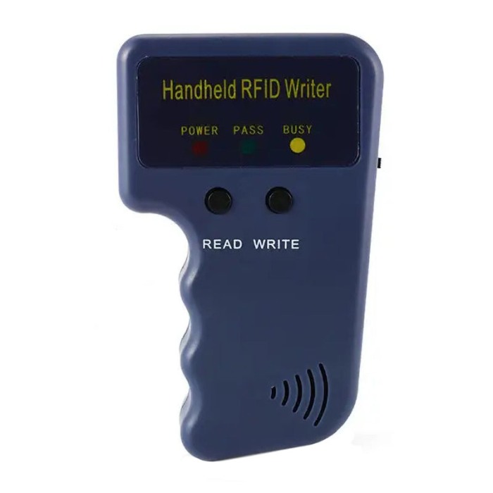 Copiator carduri si taguri RFID 125 KHz, E-LOCKS, cu scriere cip EM4305, T5577, albastru [1]