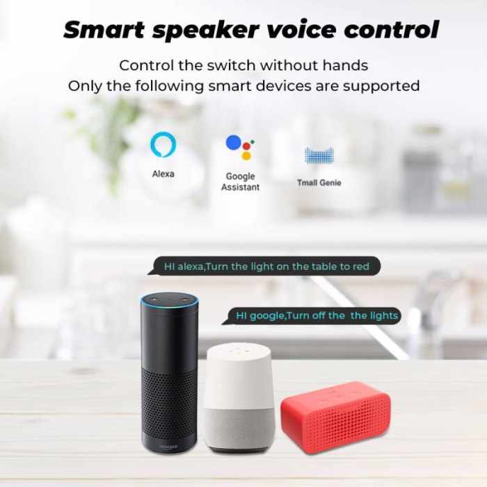 Modul electronic pentru intrerupatoare cu un circuit Smart Home WiFi Tuya, negru, model Mini TMW-02 [2]