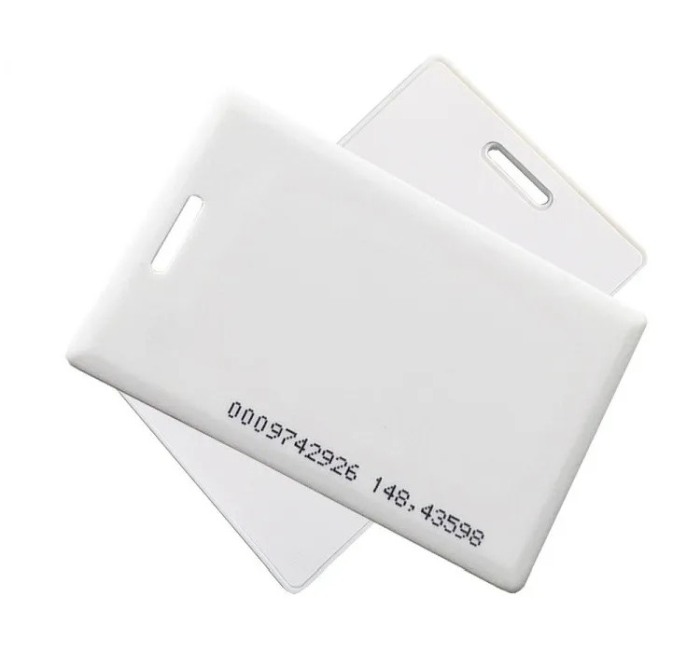 Set 10 bucati Carduri de proximitate RFID, 1,8 mm grosime, E-LOCKS, 125 KHz, chip EM4100 read only [1]