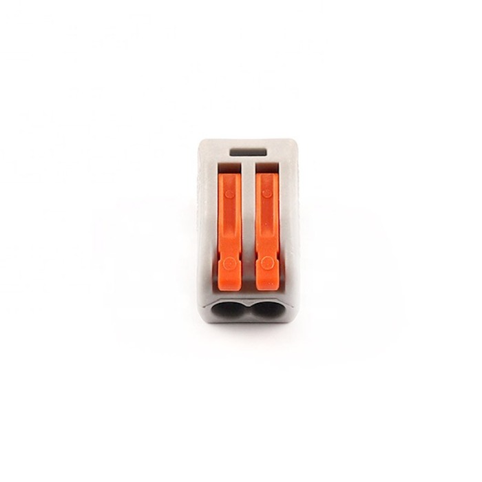 Set 10 bucati conectori rapizi pentru conductori electrici, E-LOCKS, cu levier, 2 pini, plastic [2]