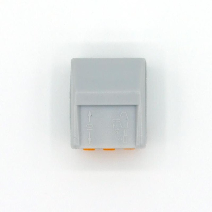 Set 10 bucati Conectori rapizi pentru conductori electrici, E-LOCKS, cu levier, 3 pini, plastic [4]