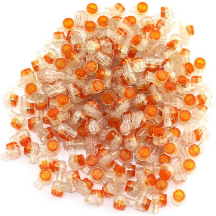 Set 100 bucati conectori cu gel pentru cabluri de date si alarma, E-LOCKS, tip K1, diametru 0,4 - 0,7 mm [2]