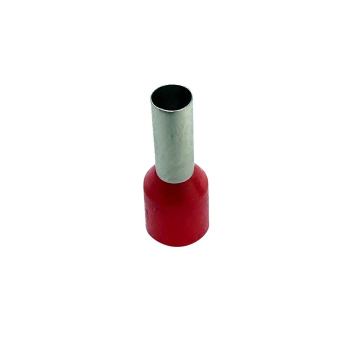 Set 100 bucati pini terminali izolati, E-LOCKS, tip E10-12, ferule 1 x 10,00 mm2, lungime manson sertizare 12 mm [1]