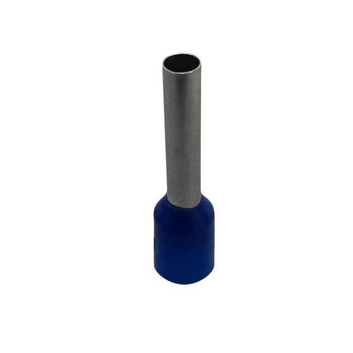 Set 100 bucati pini terminali izolati, E-LOCKS, tip E2512, ferule 1 x 2,50 mm2, lungime manson sertizare 12 mm [1]