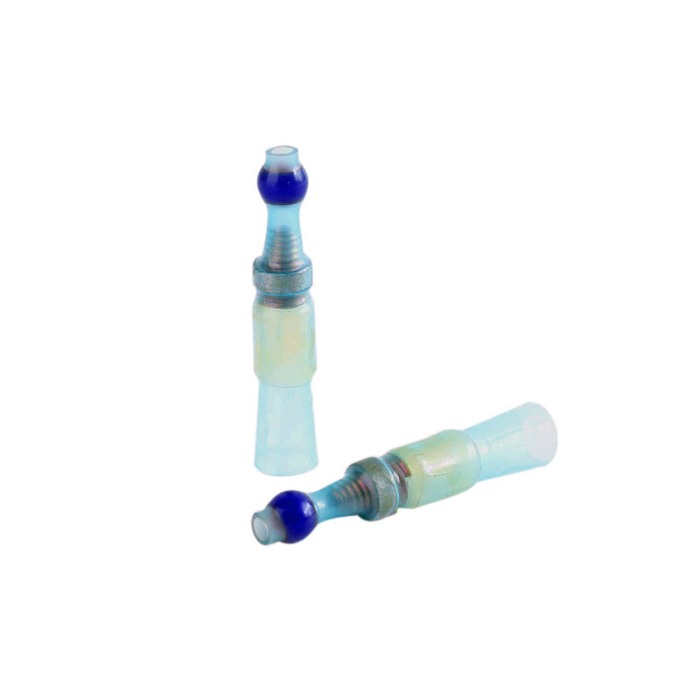 Set 20 morsete termocontractibile, cu spirala de cupru si lipire cu cositor, E-LOCKS, albastre, diametru 7,0 mm [2]