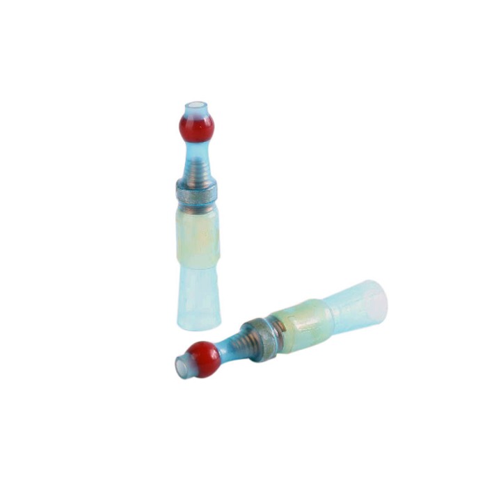 Set 20 morsete termocontractibile, cu spirala de cupru si lipire cu cositor, E-LOCKS, rosii, diametru 4,5 mm [2]