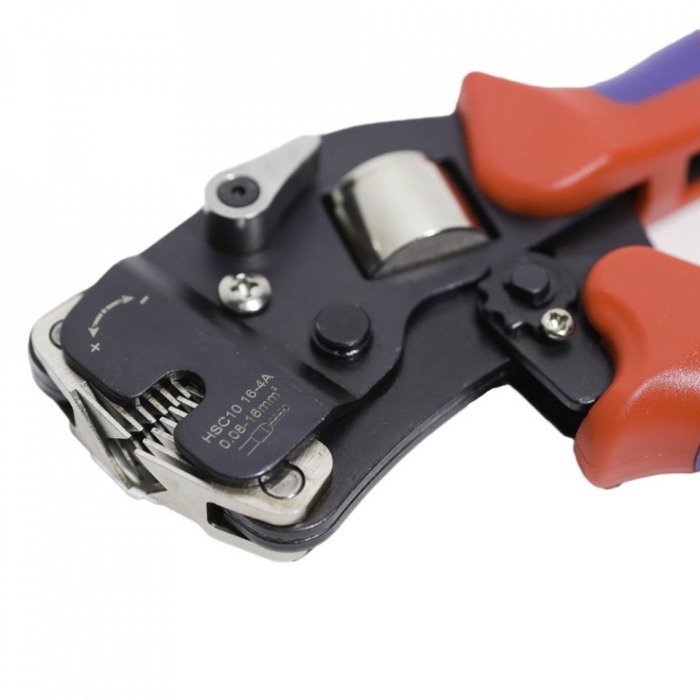 Set cleste pentru sertizare E-LOCKS, model HSC10 16-4A + 1200 buc terminale conductori [4]