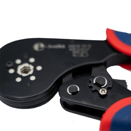 Cleste pentru sertizare, E-LOCKS, model HSC8 16-6, cu sase falci, 0,08 - 16 mm2 [1]