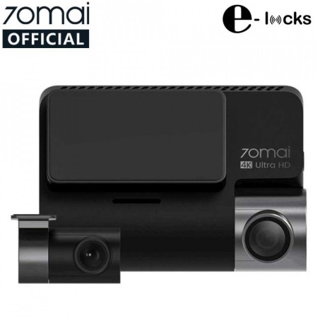 Pachet camera auto DVR Xiaomi 70MAI A800S-1 cu camera spate RC06, 4K, Sony IMX415, 140°, Super Night Vision, ADAS, GPS, Monitorizare parcare [5]