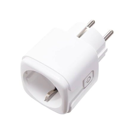 Smart home - Priza Smart Home WiFi Tuya 20A, E-LOCKS, model SP20A, cu modul contorizare incorporat, protectie copii, compatibila Alexa si Google Assistant, Android/iOS