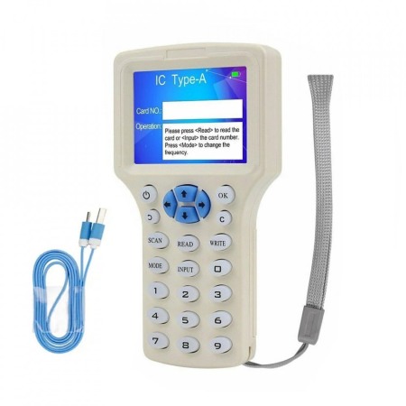 Programator / copiator carduri si taguri RFID, 125 KHz, 13,56 MHz, E-LOCKS, tip HMT320C [0]