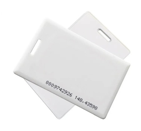 Componente sisteme acces - Set 10 bucati Carduri de proximitate RFID, 1,8 mm grosime, E-LOCKS, 125 KHz, chip EM4100 read only