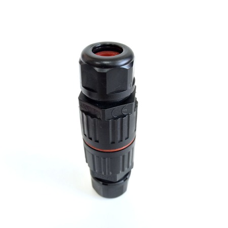 Set 2 conectori etansi rapizi cu 3 poli, IP68, pentru conductori electrici, E-LOCKS, tip M3 [1]