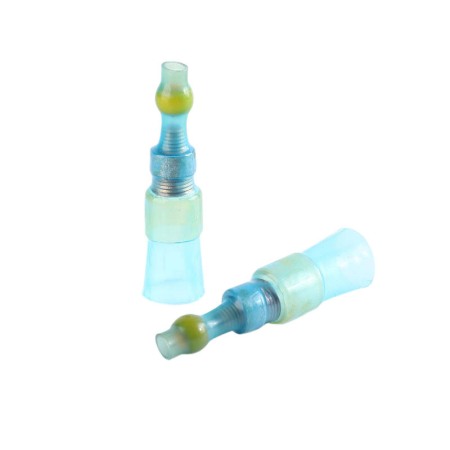 Set 20 morsete termocontractibile, cu spirala de cupru si lipire cu cositor, E-LOCKS, galbene, diametru 9,0 mm [1]
