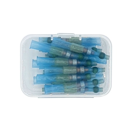 Set 20 morsete termocontractibile, cu spirala de cupru si lipire cu cositor, E-LOCKS, verzi, diametru 3,3 mm [2]