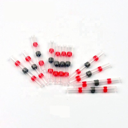 Set 50 bucati Conectori termocontractibili, E-LOCKS, cu lipire si etansare pentru conductori electrici, model ST2R [1]