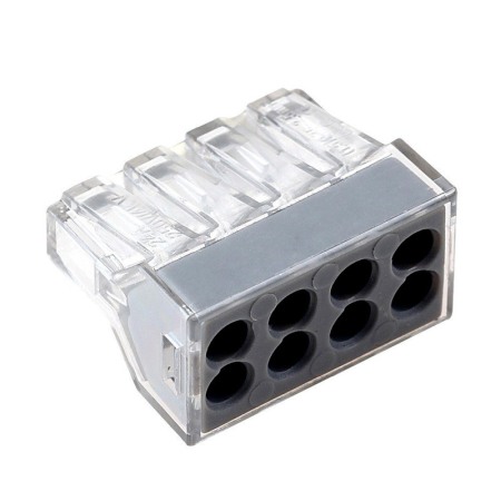 Set 71 bucati Conectori push-in pentru conductori electrici, E-LOCKS, 2, 4, 6 si 8 pini, plastic [3]