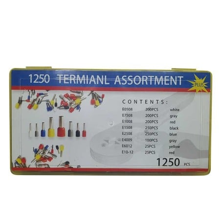 Set cleste pentru sertizare E-LOCKS, model HSC8 6-4A, cu patru falci + 1250 bucati terminale conductori [3]