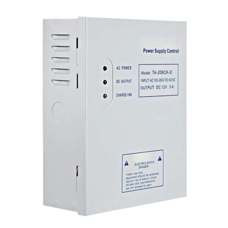 Componente sisteme acces - Sursa de alimentare de 12V / 5A pentru sisteme de acces, cu backup