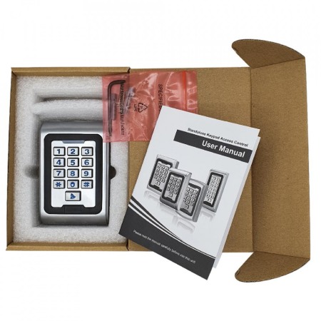 Unitate control acces din metal E-LOCKS, standalone si Wiegand, anti vandalism, cu tastatura si cititor RFID [2]