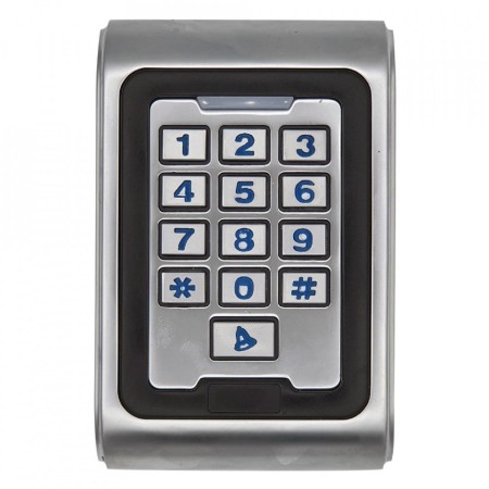 Unitate control acces din metal E-LOCKS, standalone si Wiegand, anti vandalism, cu tastatura si cititor RFID [0]