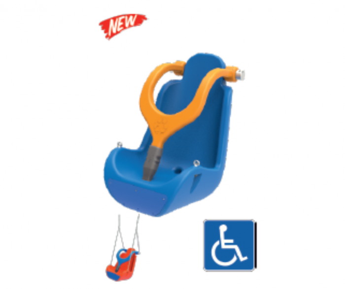 Scaun leagăn tip cupă „Inclusion” — model standard, cu ham de siguranță [1]