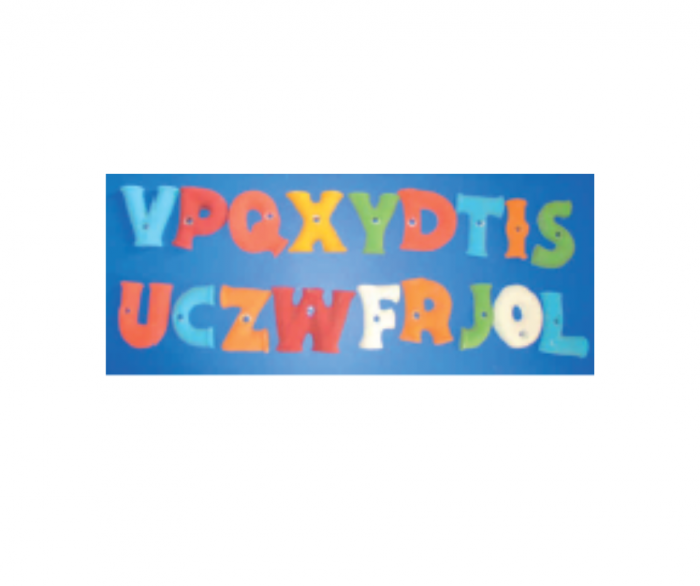 Set mânere de cățărat alfabet [1]