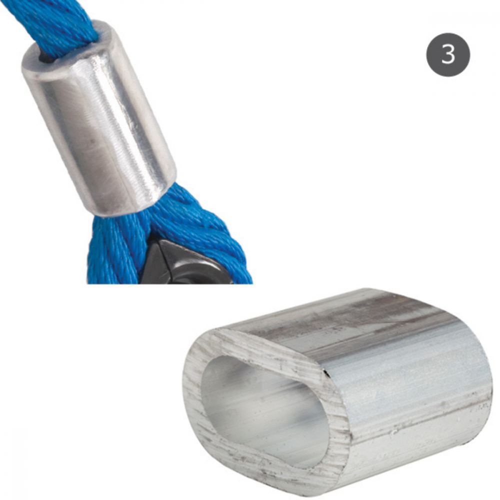 Inele tip CLIP pentru frânghie armată [3]