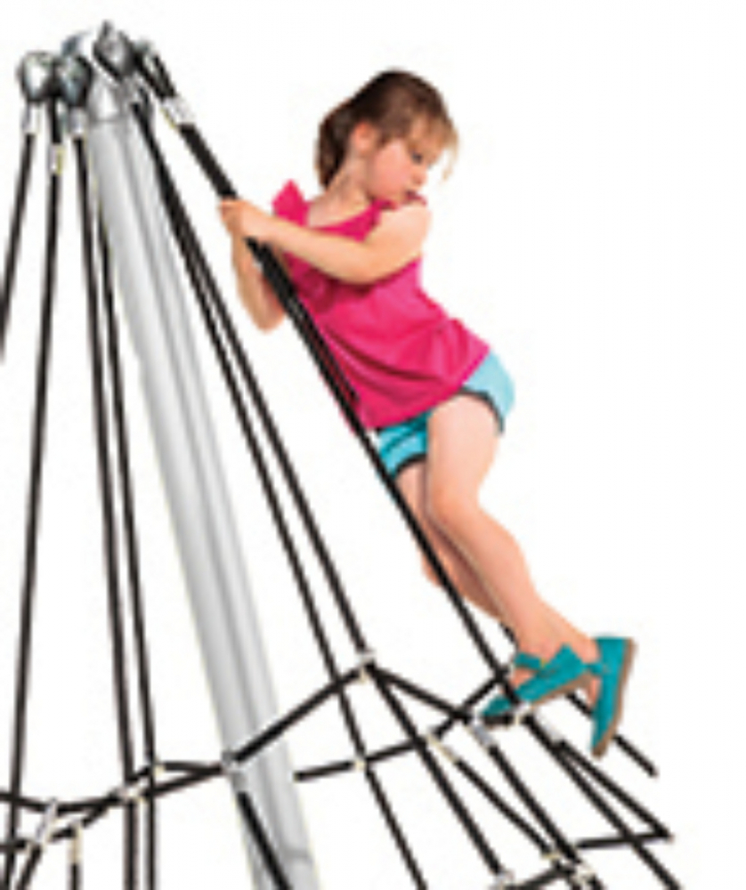 Plasă piramidală din sfoară armată tip ESCALADĂ - 2,7 m [2]