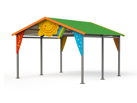 MOBILIER EXTERIOR - Foișor pentru copii tip GAB10-1