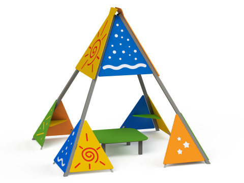 MOBILIER EXTERIOR - Foișorul pentru copii tip GBL11