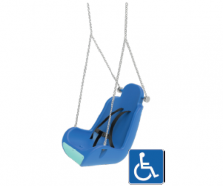 Șezuturi leagăne - Scaun leagăn tip cupă „Inclusion” — model standard, cu centură de siguranță