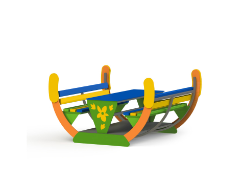 LOCURI DE JOACA EXTERIOR - Măsuță cu bancă pentru copii tip HT02