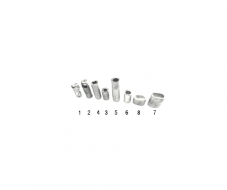 PIESE SCHIMB SI ACCESORII - Set complet de bucșe și conectori din aluminiu pentru frânghii