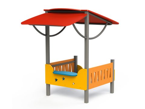 LOCURI DE JOACA EXTERIOR - Căsuță de joacă tip H06