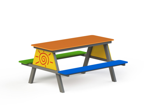 Măsuță cu bancă pentru copii tip HT03 [1]