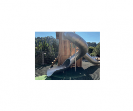 Tobogan tubular spiralat din oțel inoxidabil [1]