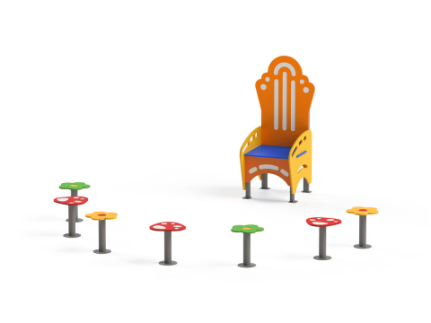 LOCURI DE JOACA EXTERIOR - Centru de zi inovator pentru copii tip HT05