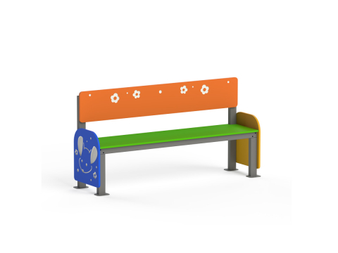 LOCURI DE JOACA EXTERIOR - Bancă pentru copii tip HT06