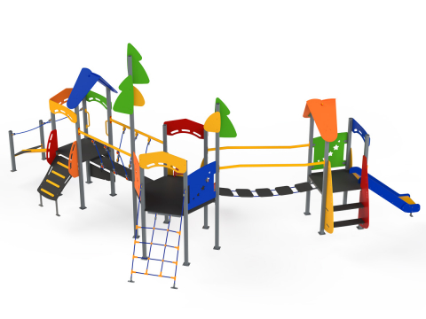 ECHIPAMENTE COMPLEXE - Echipamentul de joacă multifuncțional tip GPJ09