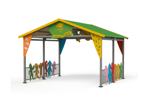 MOBILIER EXTERIOR - Foișor pentru copii tip GAB10-2