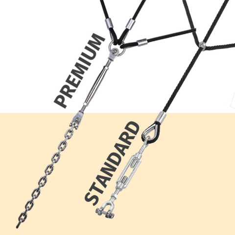 Plasă piramidală cu sfoară armată tip PIRAMIDA - 5,0 m [2]