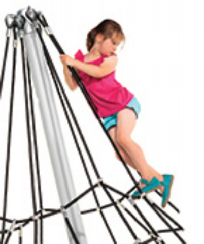 Plasă piramidală din sfoară armată tip ESCALADĂ - 2,7 m [1]