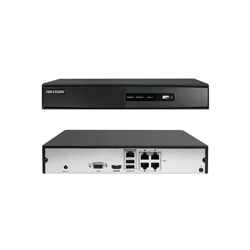 NVR 4 canale POE, 6 MP, 60 Mbps, 1x port SATA, [2]