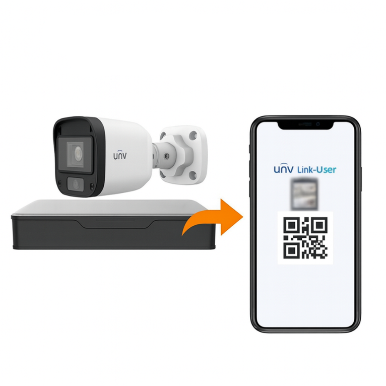 Sistem complet de supraveghere video IP exterior, 4 camere, 2 MP,500GB, IR 30 m, PoE [2]