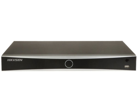 NVR, 16ch. PoE, 12MP, Alarma, AcuSense - HIKVISION