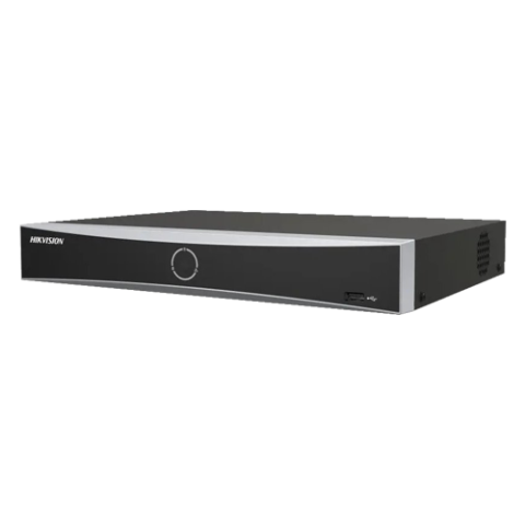 NVR - NVR 8 canale 12MP, 8 porturi PoE, 1U, AcuSense -  HIKVISION